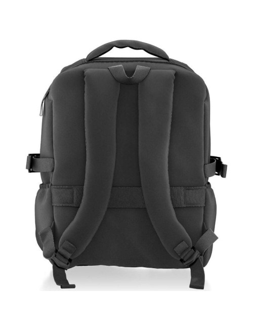 Mochila Aisens ASBG-BP086-BK para Portátiles hasta 15.6'/ Impermeable/ Negro