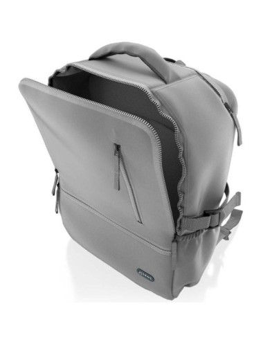 Mochila Aisens ASBG-BP087-GR para Portátiles hasta 15.6'/ Impermeable/ Gris