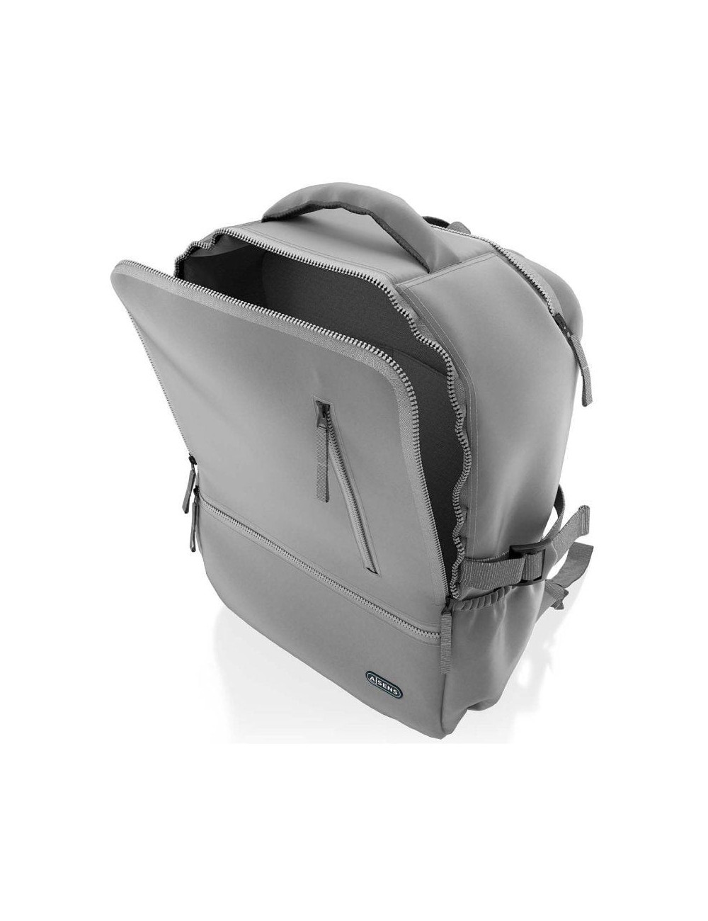 Mochila Aisens ASBG-BP087-GR para Portátiles hasta 15.6'/ Impermeable/ Gris