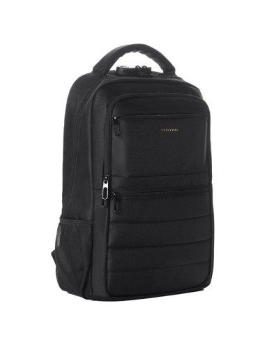 Mochila Vention KRKB0 para Portátiles hasta 17'/ 20L/ Impermeable/ Puerto USB/ Antirrobo/ Negra