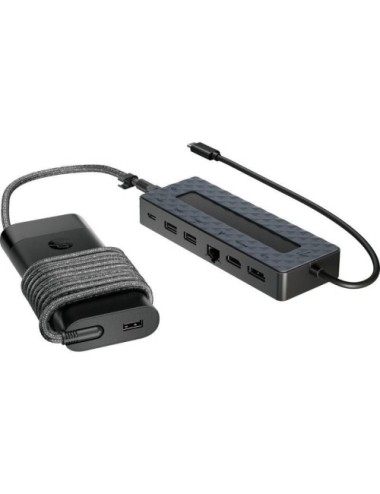 Pack Docking USB Tipo-C y Cargador Universal para Portátil HP 9H0H9AA