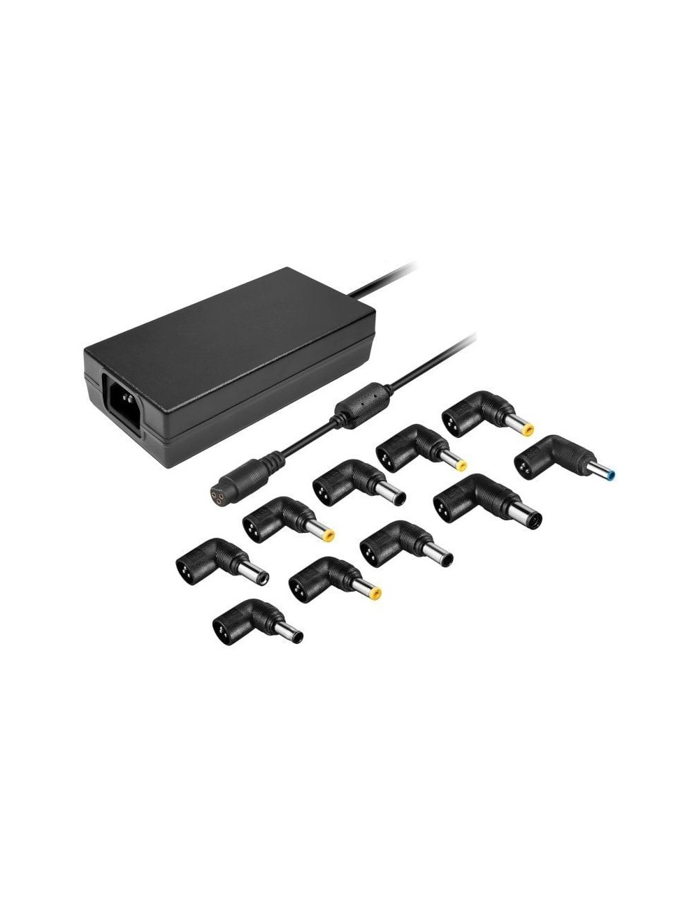Cargador de Portátil Leotec Notebook/ 120W/ Automático/ 10 Conectores/ Voltaje 12-20V