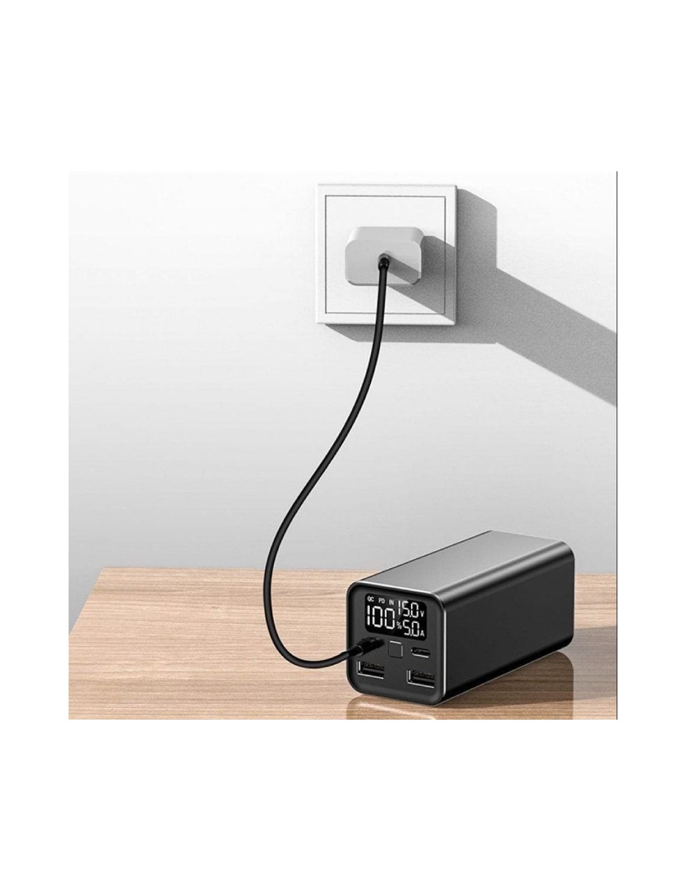 Batería Externa/Powerbank Leotec PowerBank 20000mAh PD/ 65W/ Compatible con Portátiles