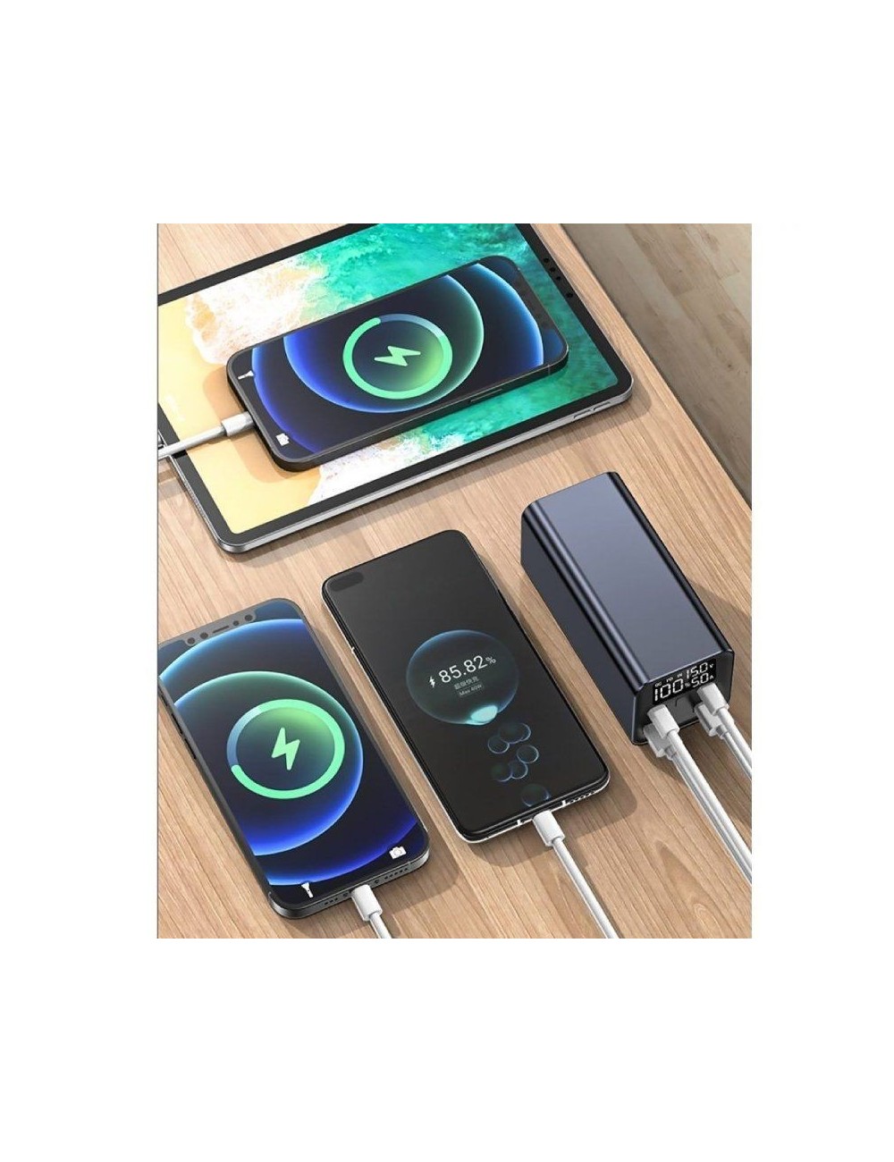 Batería Externa/Powerbank Leotec PowerBank 20000mAh PD/ 65W/ Compatible con Portátiles