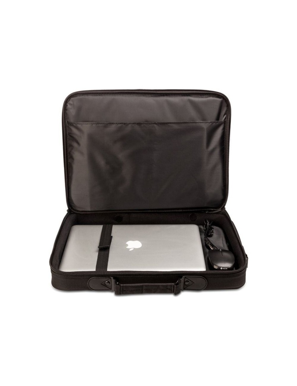 Maletín + Ratón Monray Bureau Kit para Portátiles hasta 16'/ Negro