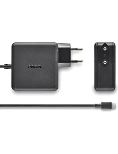 Cargador de Portátil GaN NGS GAN100W-C USB Tipo-C/ 100W/ Automático/ Voltaje 5-20V