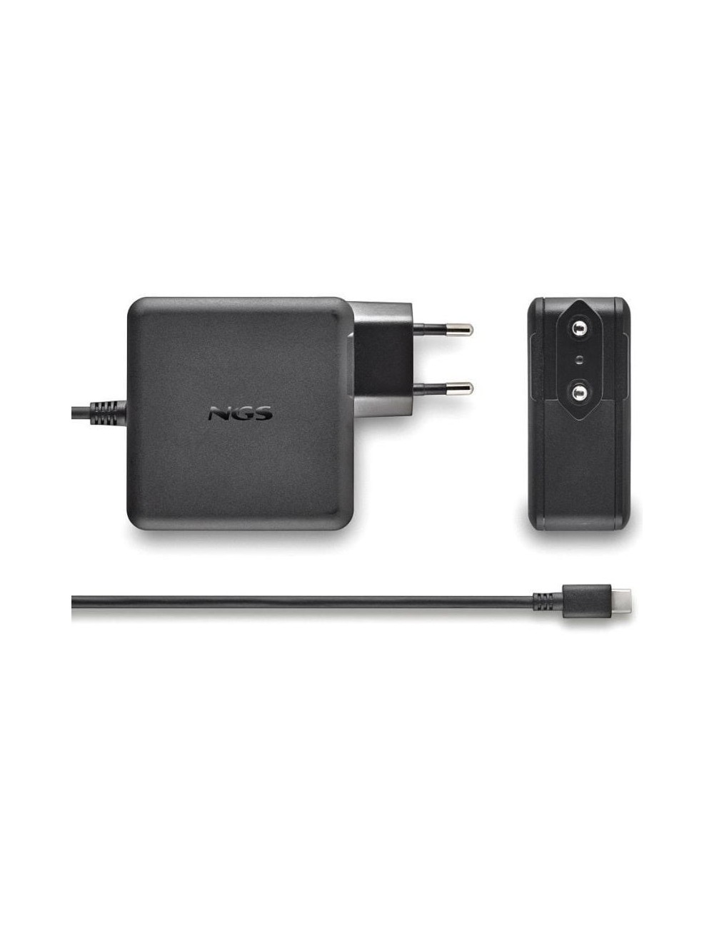 Cargador de Portátil GaN NGS GAN100W-C USB Tipo-C/ 100W/ Automático/ Voltaje 5-20V