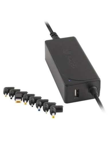CARREGADOR UNIVERSAL DE PORTATIL NGS W-45W AUTOMATIC VOLTATGE 19-20V AMPERATGE 2.1-2.31A SORTIDA USB