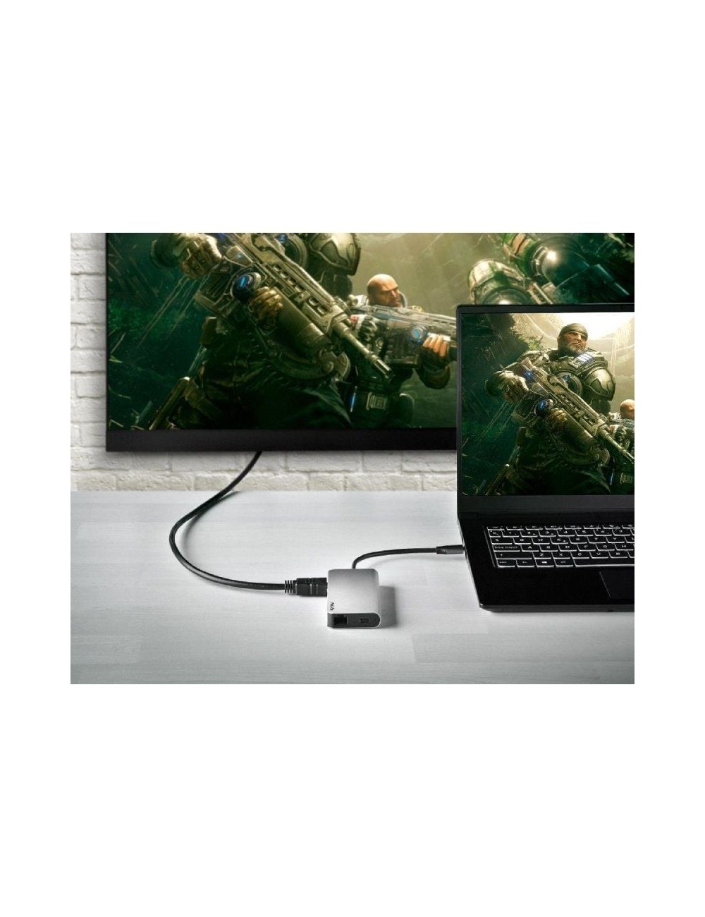 Docking USB Tipo-C NGS WonderDock8/ 3xUSB/ 1xUSB Tipo-C DP/ 1xHDMI 4K/ 1xRJ45/ 1xLector Tarjetas SD