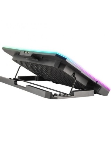Soporte Refrigerante NGS Hero Stand para Portátiles hasta 15.6'/ Iluminación LED
