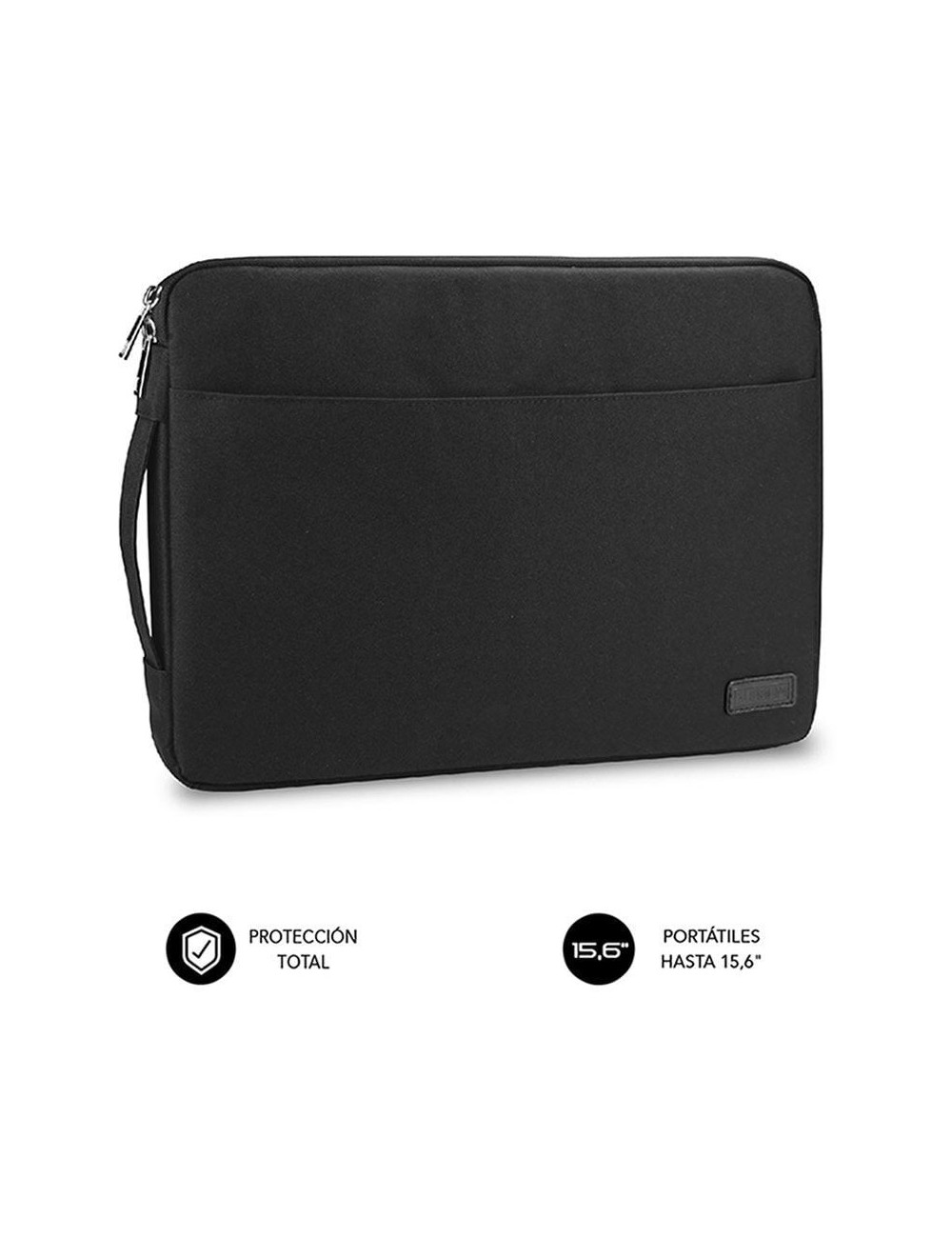 Funda Subblim Urban Laptop Sleeve para Portátiles hasta 15.6'/ Negra