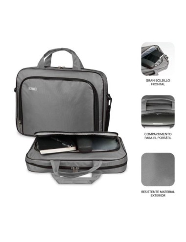 BOSSA SUBBLIM OSXFORD LAPTOP BAG 15 4-16" GRIS