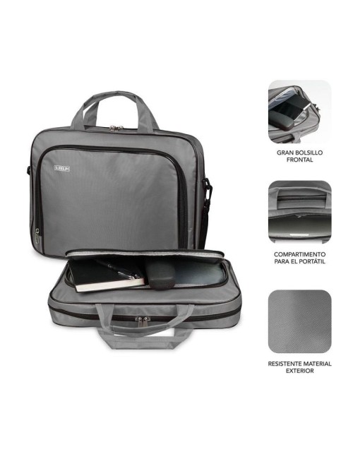 BOSSA SUBBLIM OSXFORD LAPTOP BAG 15 4-16" GRIS