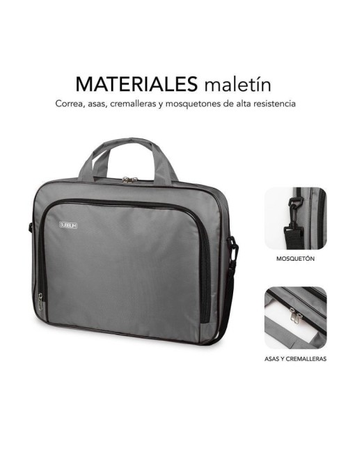 BOSSA SUBBLIM OSXFORD LAPTOP BAG 15 4-16" GRIS