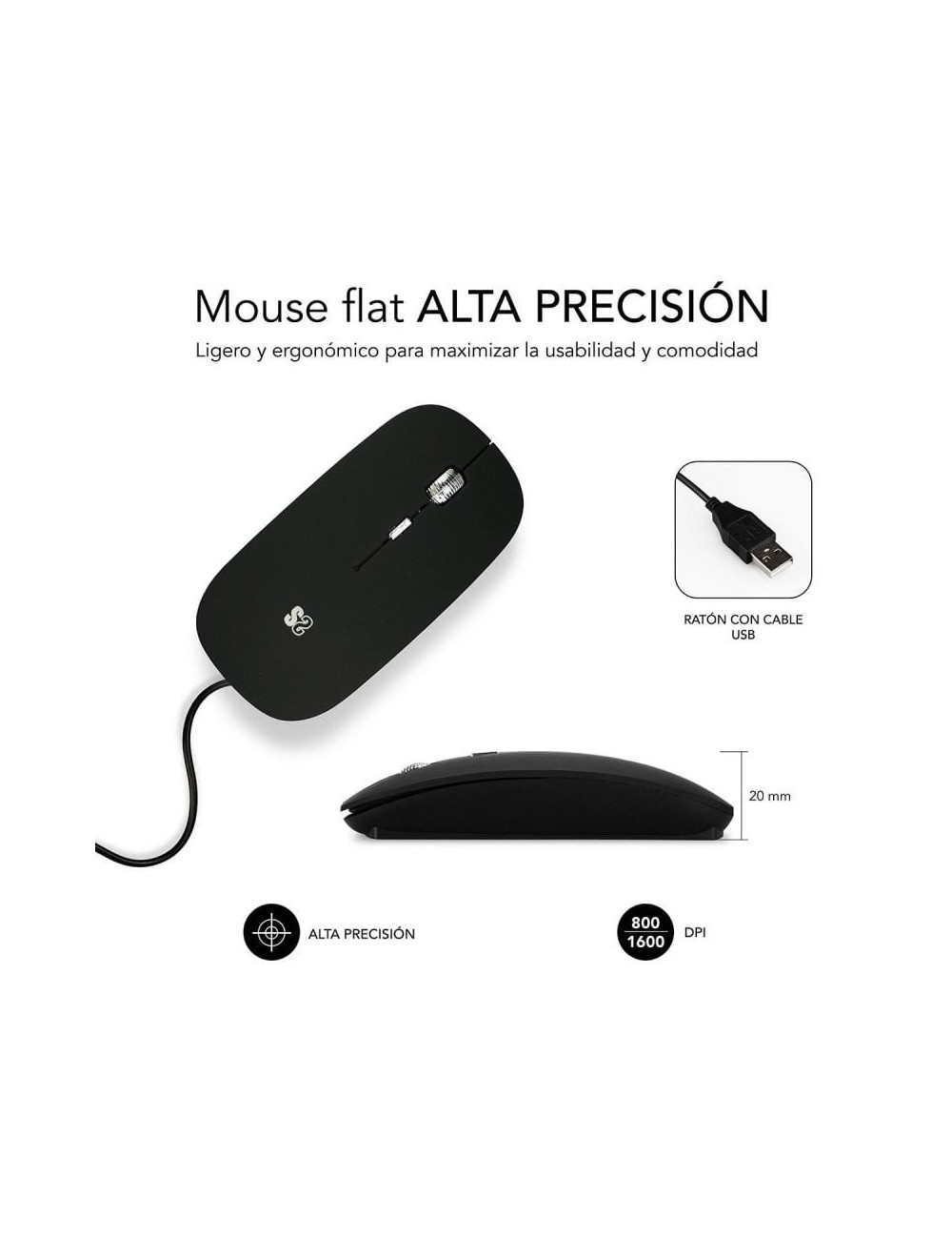 Maletín + Ratón Subblim Select Pack para Portátiles hasta 15.6'/ Cinta para Trolley/ Negro