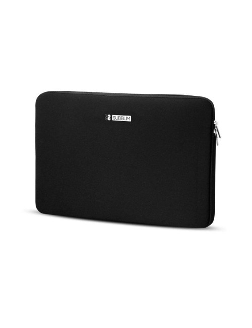Funda Subblim Business Laptop Sleeve Neoprene V2 para Portátiles hasta 15.6'/ Negra