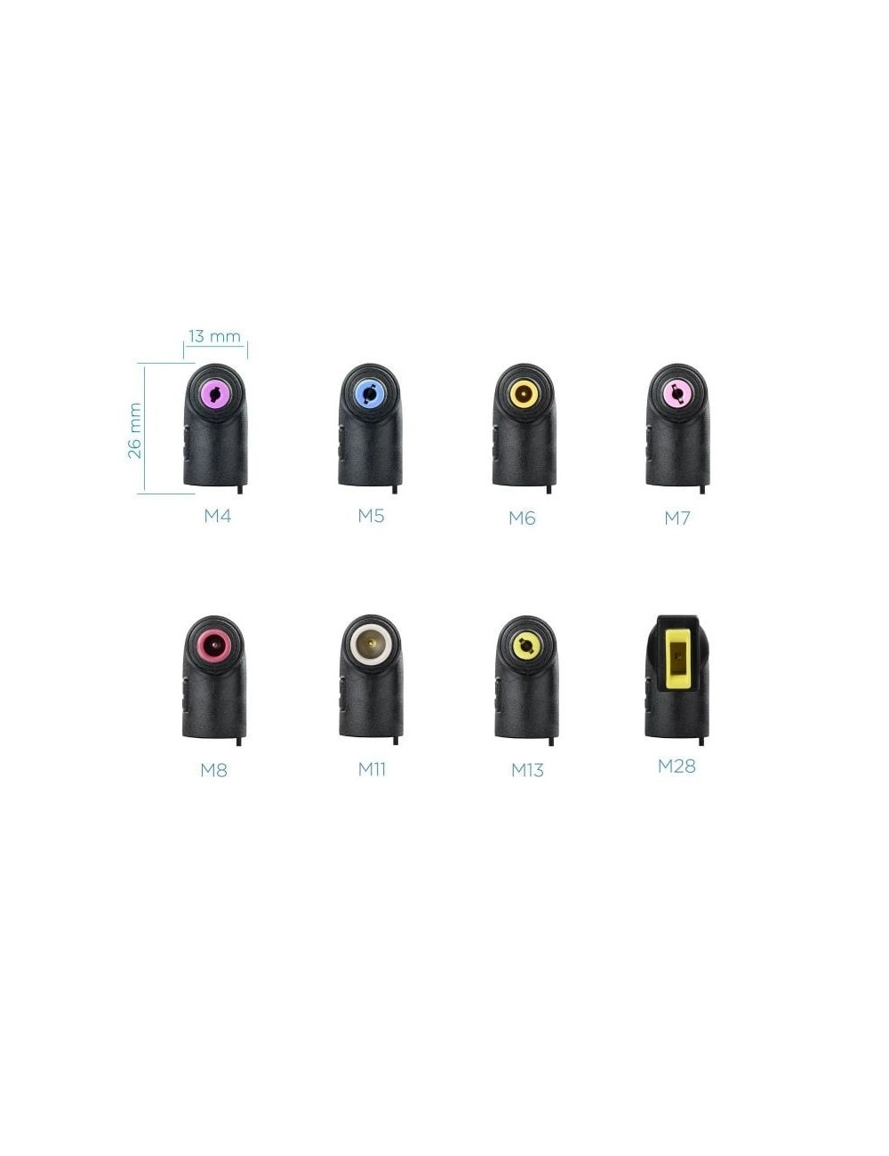 Cargador de Portátil TooQ TQLC-65BS02AT/ 65W/ 1xUSB/ Automático/ 8 Conectores/ Voltaje 18.5-20V/ 1 USB