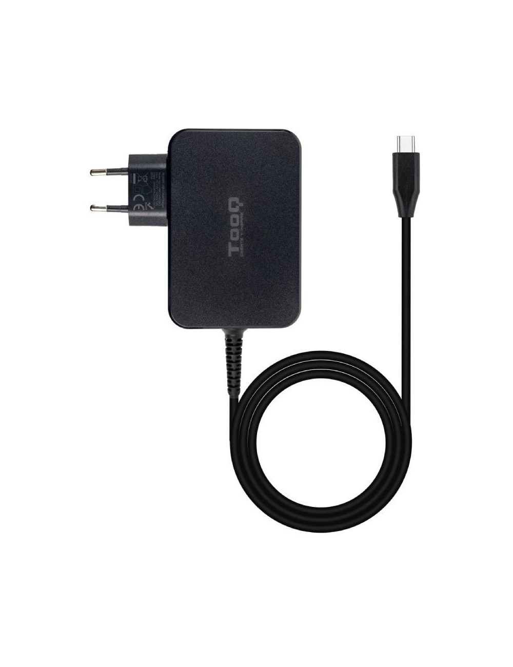 Cargador de Portátil GaN TooQ TQLC-USBCGAN100PD USB Tipo-C/ 100W/ Automático/ Voltaje 5-20V