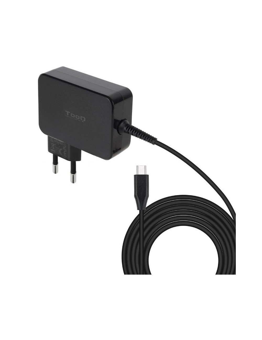Cargador de Portátil GaN TooQ TQLC-USBCGAN100PD USB Tipo-C/ 100W/ Automático/ Voltaje 5-20V