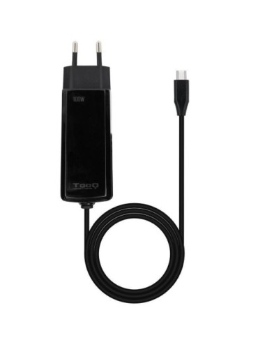 Cargador de Portátil GaN TooQ TQLC-USBCGAN100PD-C USB Tipo-C/ 100W/ Automático/ Voltaje 5-20V