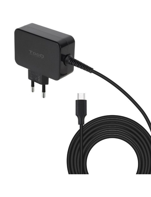 Cargador de Portátil GaN TooQ TQLC-USBCGAN45PD USB Tipo-C/ 45W/ Automático/ Voltaje 5-20V