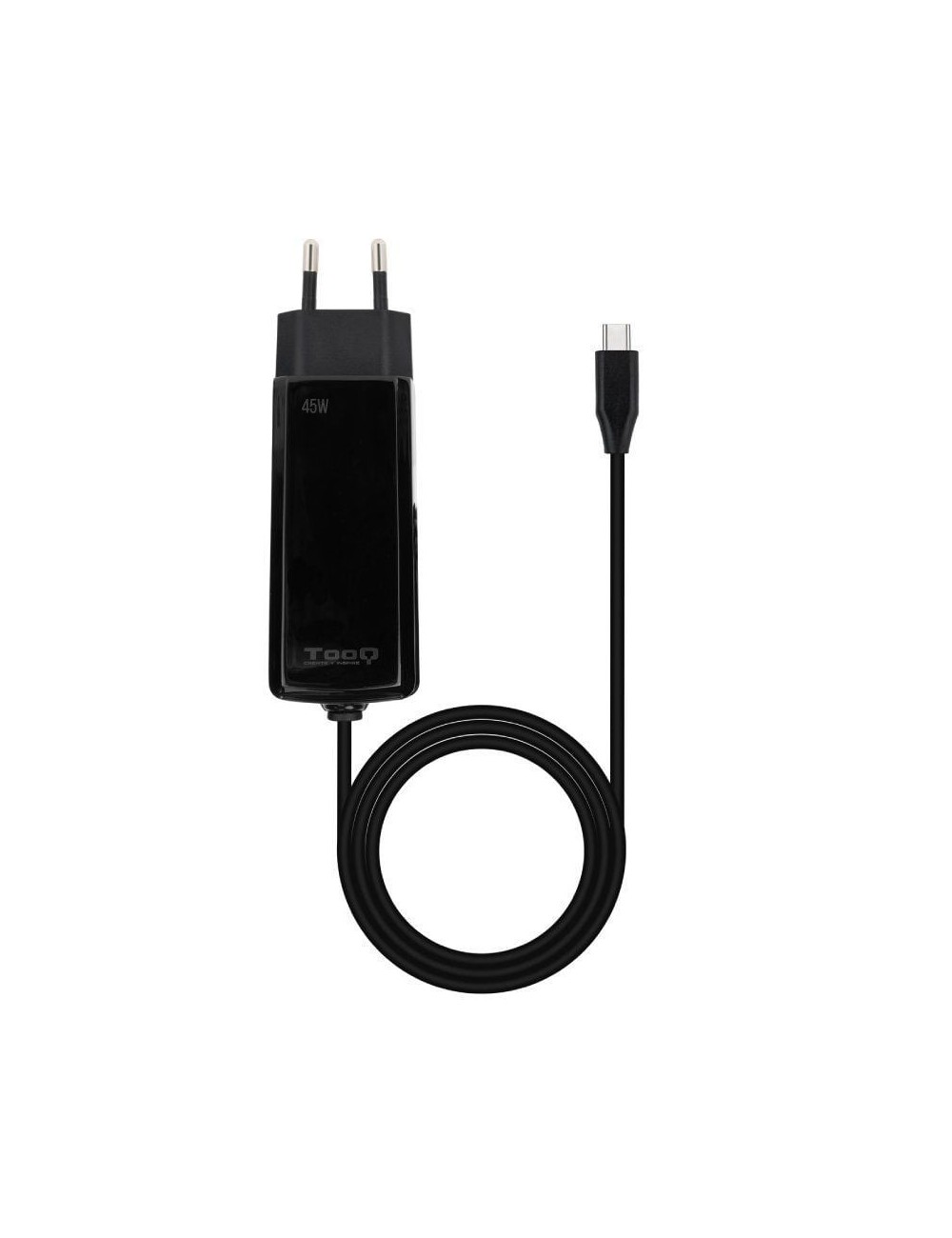 Cargador de Portátil GaN TooQ TQLC-USBCGAN100PD-C USB Tipo-C/ 45W/ Automático/ Voltaje 5-20V
