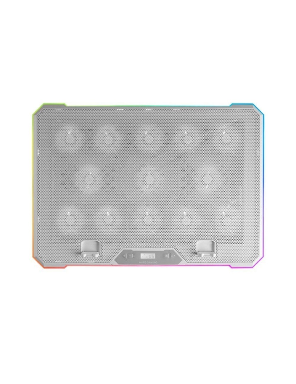 Soporte Refrigerante Mars Gaming MNBC13 para Portátiles hasta 17'/ Iluminación LED