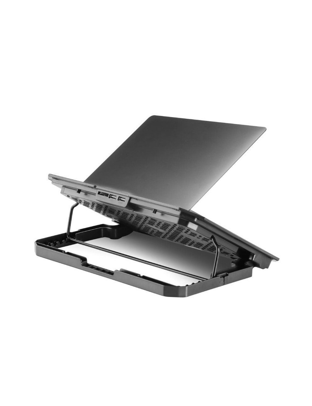 Soporte Refrigerante Mars Gaming MNBC23 para Portátiles hasta 16'/ Iluminación LED