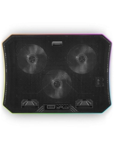 Soporte Refrigerante Mars Gaming MNBC6 para Portátiles hasta 19'/ Iluminación LED