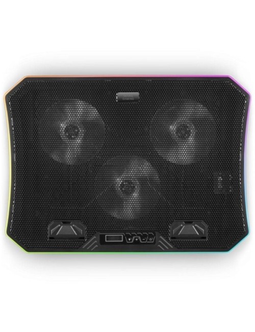 Soporte Refrigerante Mars Gaming MNBC6 para Portátiles hasta 19'/ Iluminación LED