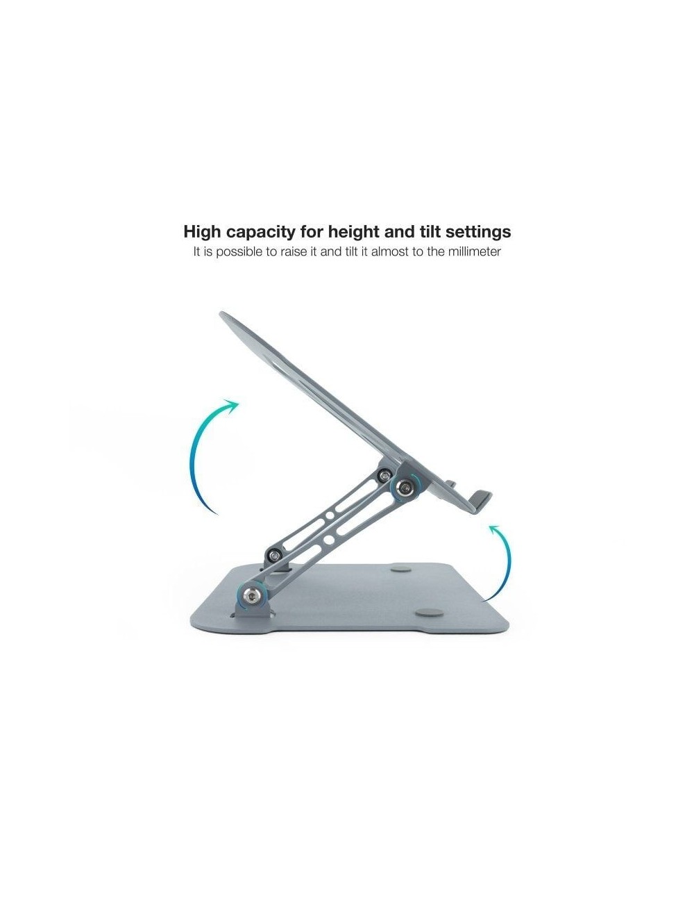 Soporte TooQ TQLRS0012-AL-G para Portátiles hasta 17.3'