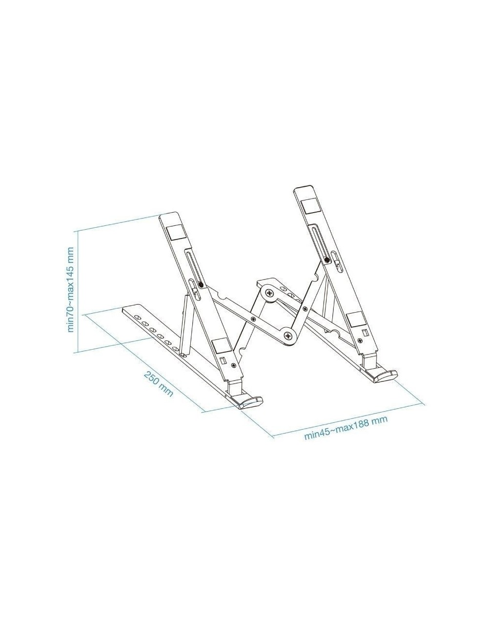 Soporte TooQ TQLRS0033-AL para Portátiles hasta 15'