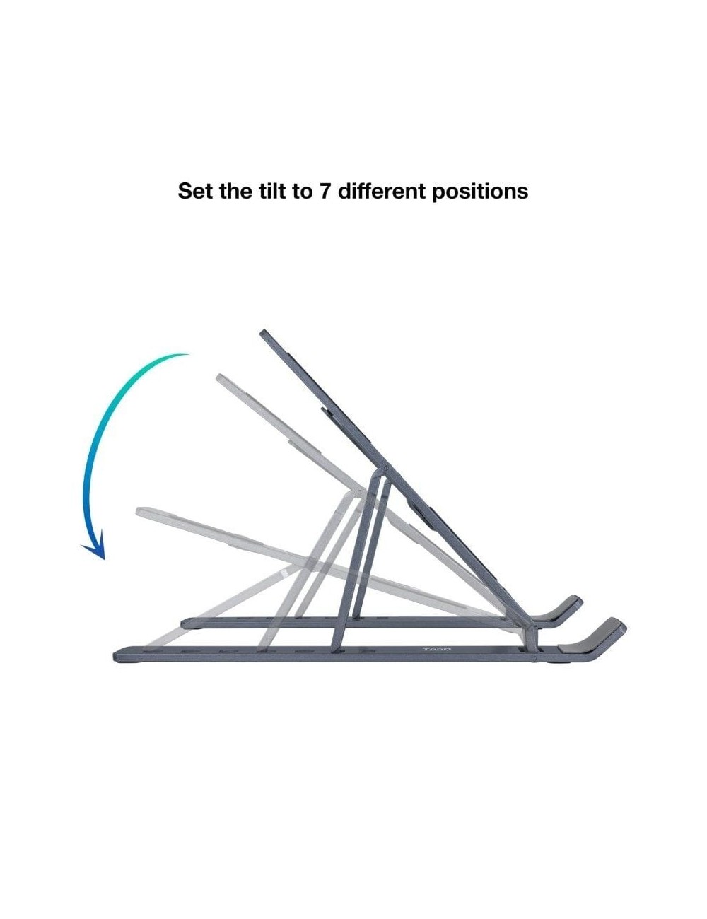 Soporte TooQ TQLRS0035-AL-G para Portátil/ Tablet hasta 15'