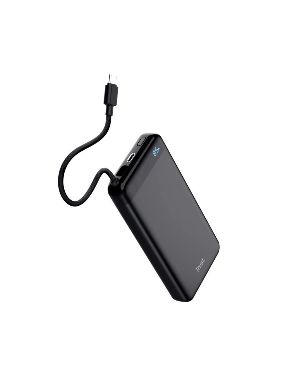 Batería Externa/Powerbank Trust Fiera 20000mAh/ 20W/ Incluye Cable USB Tipo-C