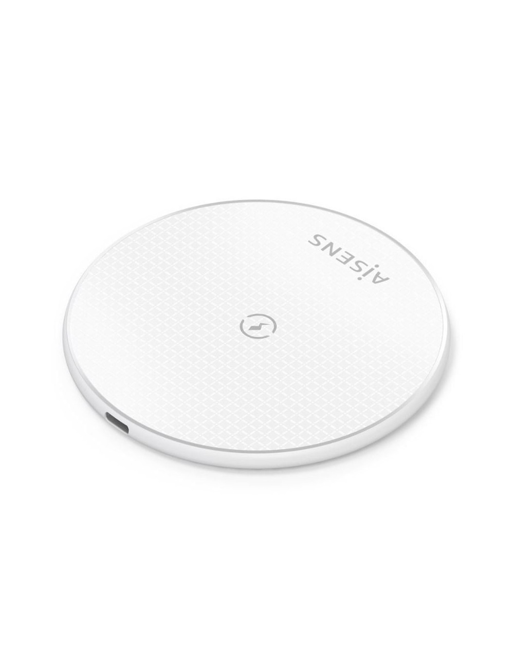 Base de carga Inalámbrica Aisens ASCH-15W1WC057-W/ 15W/ Blanco
