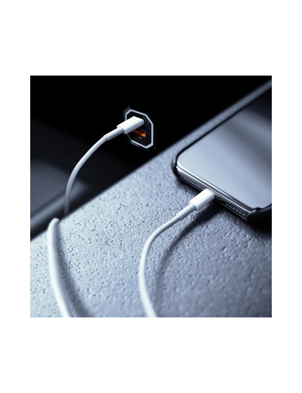 Cargador de Coche Aisens ASCH-CAR2PQC-BK/ 1xUSB-Tipo C/ 1xUSB/ 38W