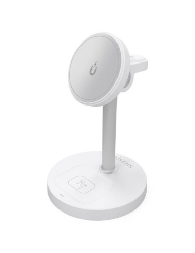 Base de carga Inalámbrica Aisens ASCH-15W3WC065-W/ 15W/ Blanco