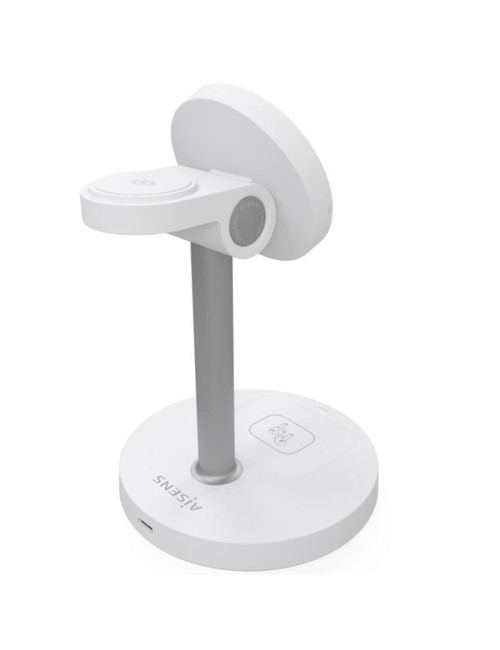 Base de carga Inalámbrica Aisens ASCH-15W3WC065-W/ 15W/ Blanco