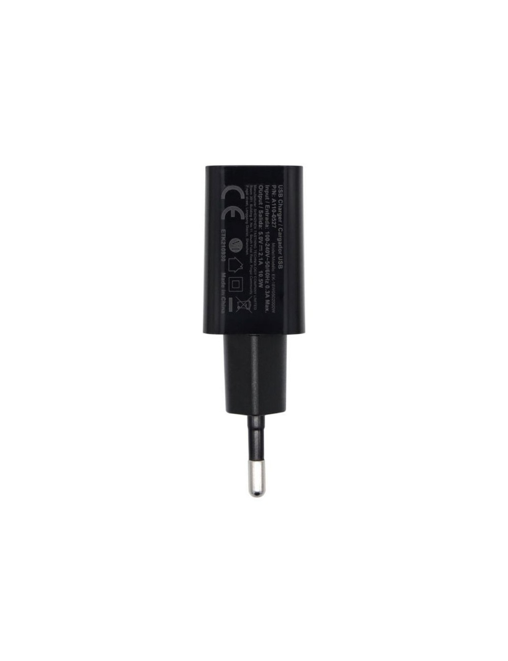 Cargador de Pared Aisens A110-0527/ 1xUSB/ 10W