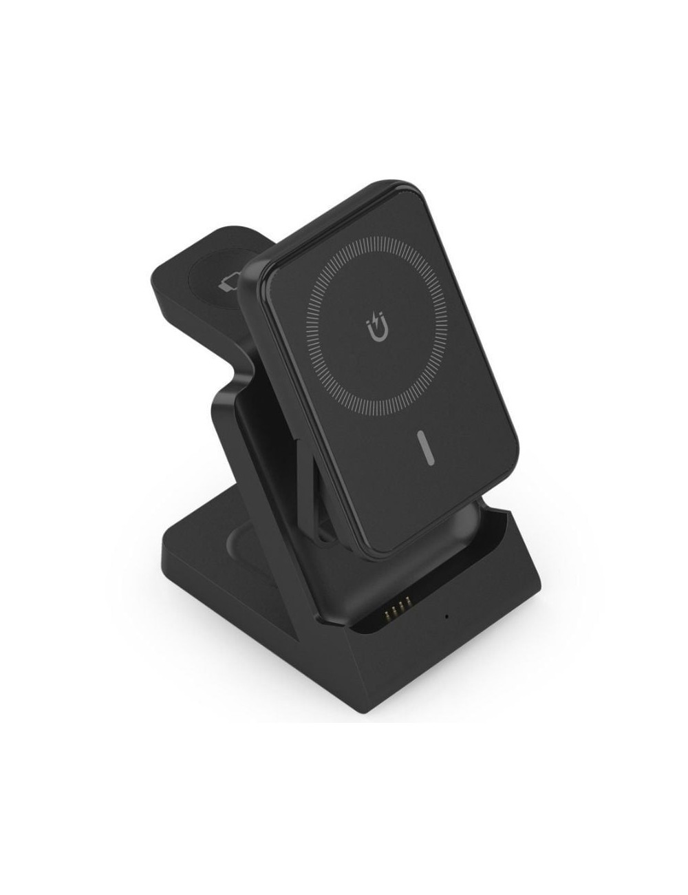 Base de carga Inalámbrica Aisens ASCH-15W4WC064-BK/ 15W/ Negro