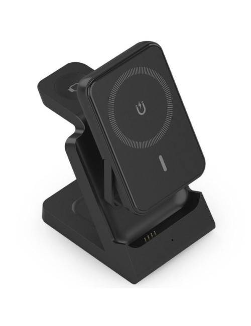 Base de carga Inalámbrica Aisens ASCH-15W4WC064-BK/ 15W/ Negro