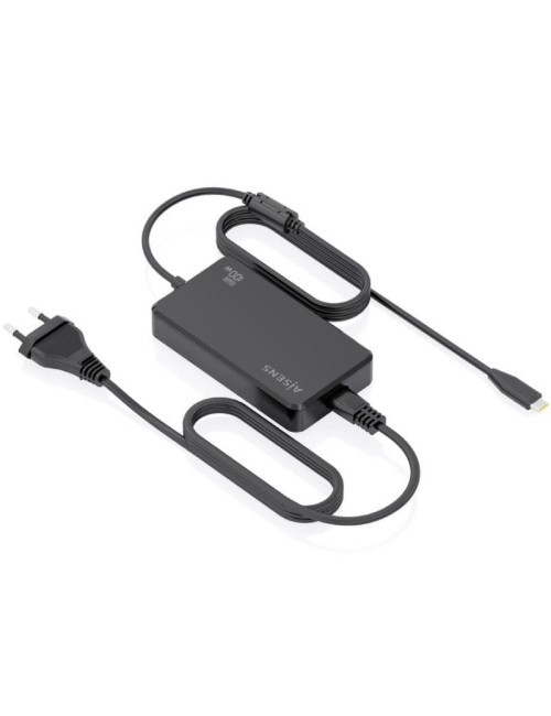 Cargador Sobremesa GaN Aisens ASCH-1PD100D070-BK/ 1xUSB Tipo-C/ 100W