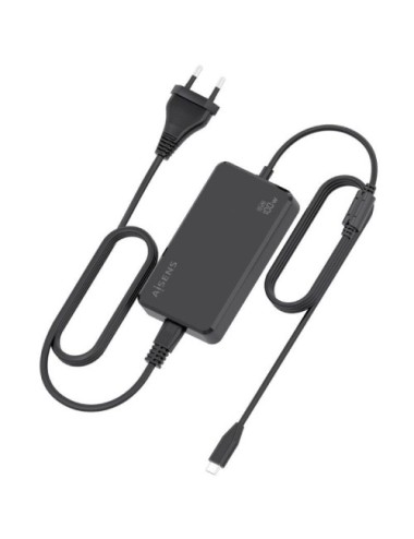 Cargador Sobremesa GaN Aisens ASCH-1PD100D070-BK/ 1xUSB Tipo-C/ 100W