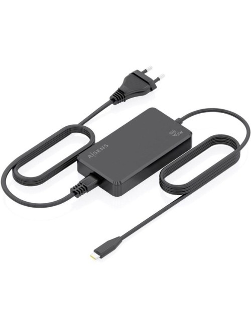 Cargador Sobremesa GaN Aisens ASCH-1PD45D067-BK/ 1xUSB Tipo-C/ 45W