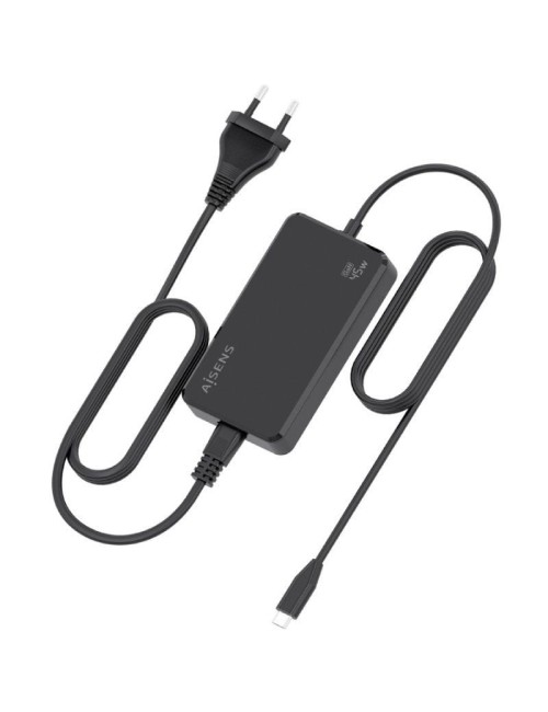 Cargador Sobremesa GaN Aisens ASCH-1PD45D067-BK/ 1xUSB Tipo-C/ 45W