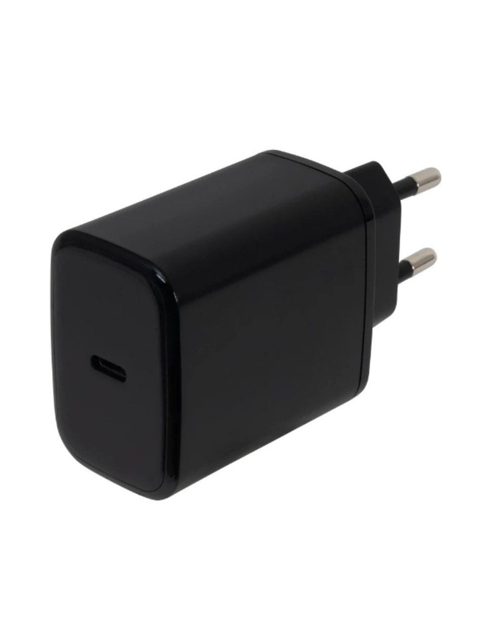 Cargador de Pared GaN Fonestar POWER-C-65/ 1xUSB Tipo-C/ 65W/ Negro
