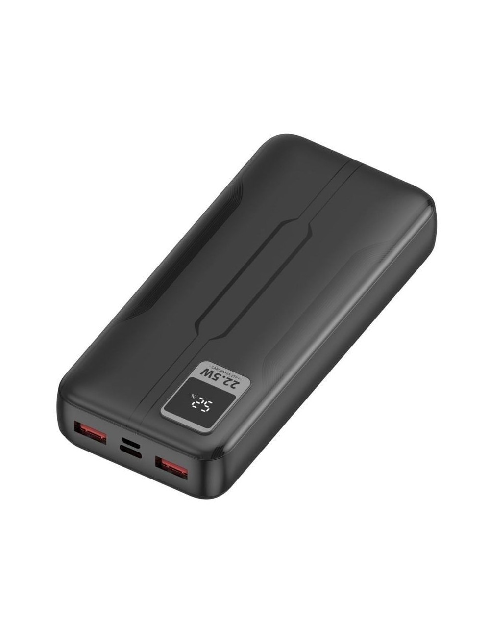 Powerbank 20000mAh Leotec LEPOW20W22K/ 22.5W/ Negra