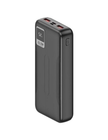 Powerbank 20000mAh Leotec LEPOW20W22K/ 22.5W/ Negra