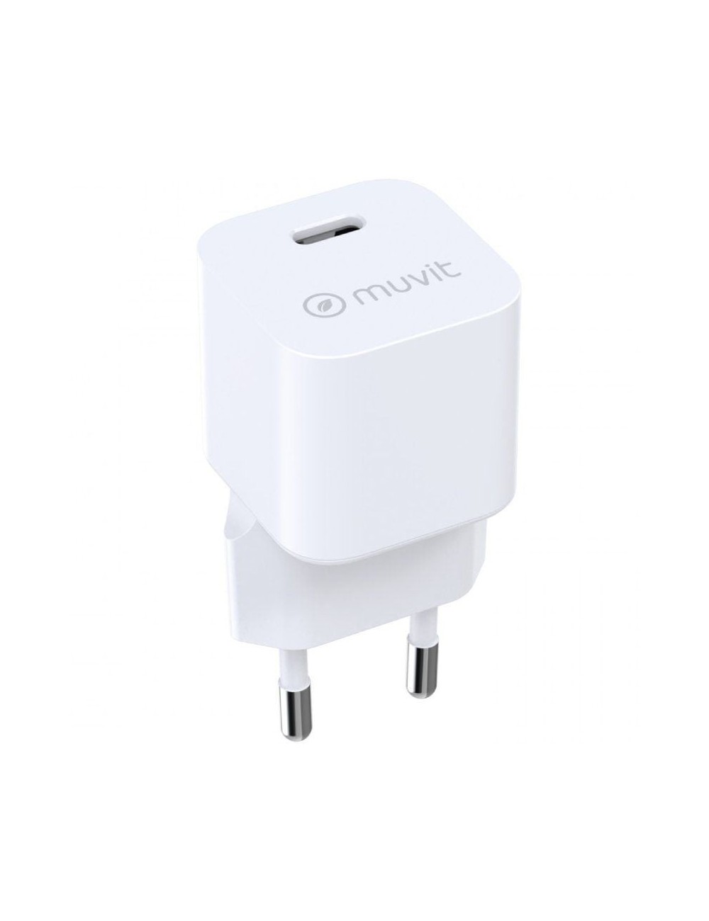 Cargador de Pared Muvit For Change MCACC0048/ 1xUSB Tipo-C/ 20W