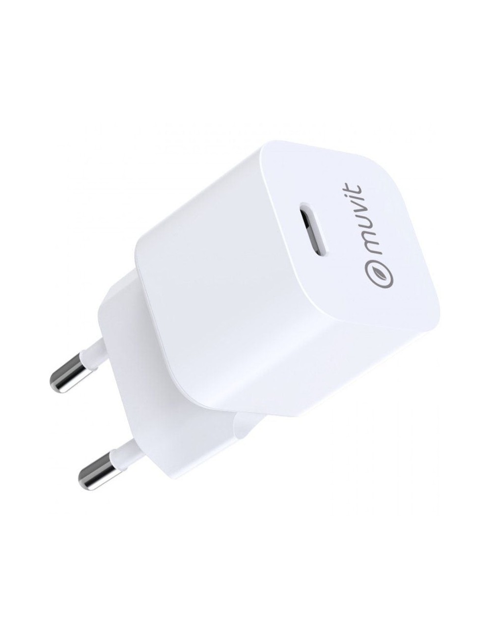 Cargador de Pared Muvit For Change MCACC0048/ 1xUSB Tipo-C/ 20W